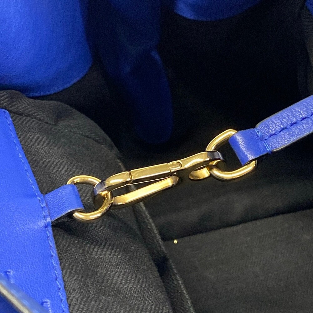 Loewe Hammock Bag Small Navy Leather #323232L13B - Picture 12 of 15
